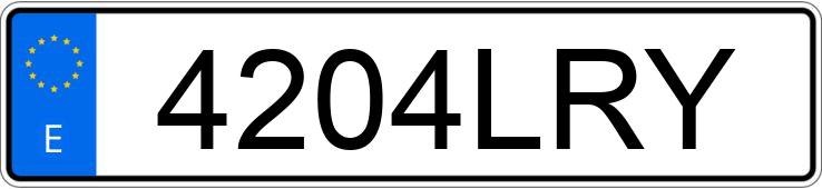 Numer rejestracyjny 4204LRY posiada MERCEDES GLA (247)