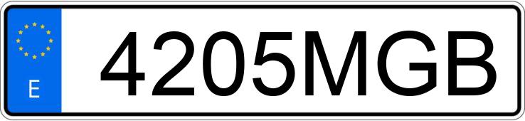 Numer rejestracyjny 4205MGB posiada MAZDA CX-5