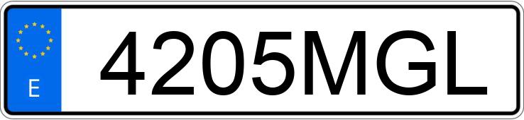 Numer rejestracyjny 4205MGL posiada RIEJU AVENTURA