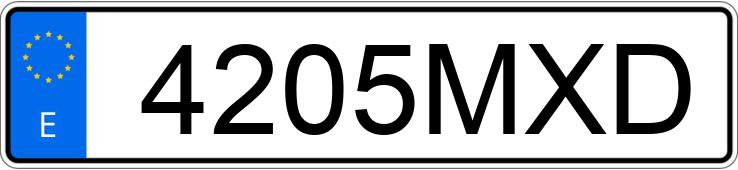 Numer rejestracyjny 4205MXD posiada OPEL CORSA Numer rejestracyjny 4205MXD posiada OPEL CORSA