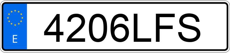 Numer rejestracyjny 4206LFS posiada TOYOTA HILUX