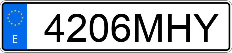 Numer rejestracyjny 4206MHY posiada NISSAN QASHQAI