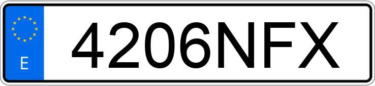 Numer rejestracyjny 4206NFX posiada LYNK & CO 02