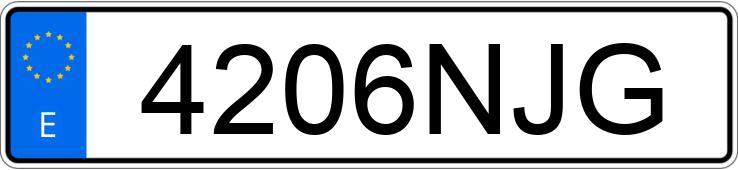 Numer rejestracyjny 4206NJG posiada MERCEDES GLA (247)