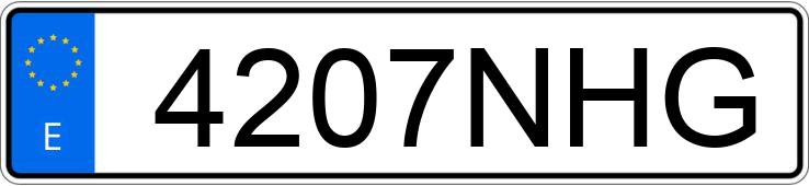 Numer rejestracyjny 4207NHG posiada MERCEDES E (214) Numer rejestracyjny 4207NHG posiada MERCEDES E (214)