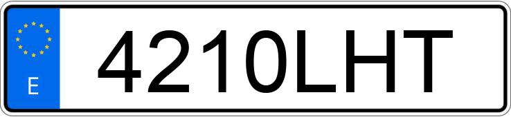 Numer rejestracyjny 4210LHT posiada MERCEDES GLC (253)