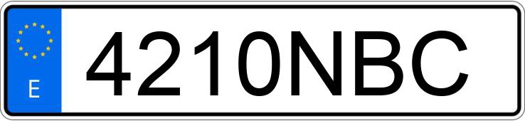 Numer rejestracyjny 4210NBC posiada VOLKSWAGEN GOLF Numer rejestracyjny 4210NBC posiada VOLKSWAGEN GOLF