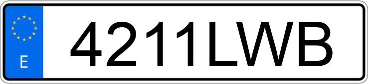 Numer rejestracyjny 4211LWB posiada YAMAHA YP 125