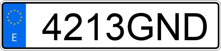 Numer rejestracyjny 4213GND posiada PEUGEOT 207 Numer rejestracyjny 4213GND posiada PEUGEOT 207