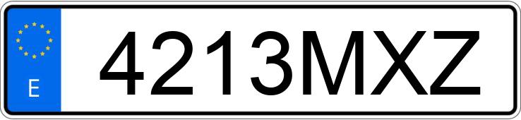 Numer rejestracyjny 4213MXZ posiada AUDI A1 SPORTBACK