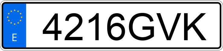 Numer rejestracyjny 4216GVK posiada FORD KUGA Numer rejestracyjny 4216GVK posiada FORD KUGA