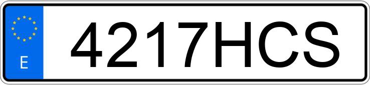 Numer rejestracyjny 4217HCS posiada CITROEN BERLINGO