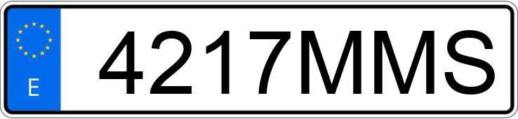 Numer rejestracyjny 4217MMS posiada CUPRA LEON