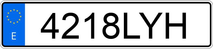 Numer rejestracyjny 4218LYH posiada VOLKSWAGEN POLO Numer rejestracyjny 4218LYH posiada VOLKSWAGEN POLO