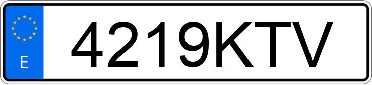 Numer rejestracyjny 4219KTV posiada OPEL MOKKA X