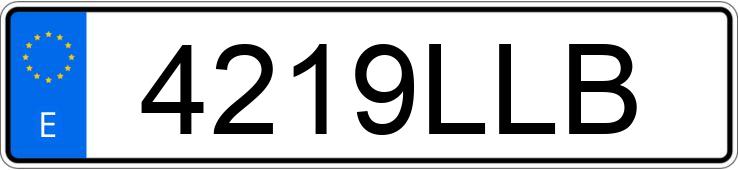 Numer rejestracyjny 4219LLB posiada FORD FOCUS