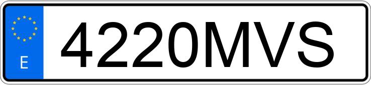 Numer rejestracyjny 4220MVS posiada KIA SPORTAGE