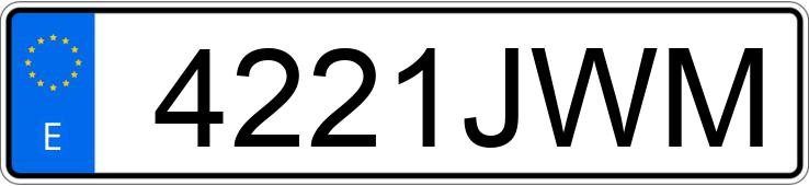 Numer rejestracyjny 4221JWM posiada RENAULT CLIO