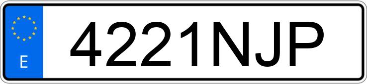 Numer rejestracyjny 4221NJP posiada FORD KUGA