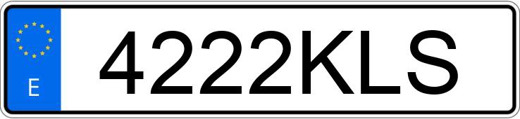 Numer rejestracyjny 4222KLS posiada OPEL ZAFIRA