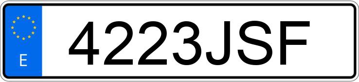 Numer rejestracyjny 4223JSF posiada HYUNDAI TUCSON