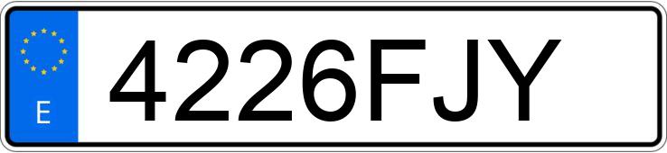 Numer rejestracyjny 4226FJY posiada KIA PICANTO Numer rejestracyjny 4226FJY posiada KIA PICANTO