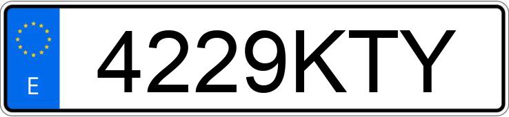 Numer rejestracyjny 4229KTY posiada VOLKSWAGEN T-ROC