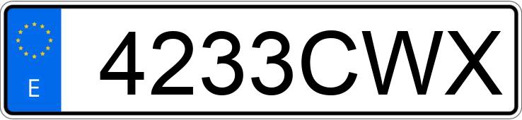 Numer rejestracyjny 4233CWX posiada RENAULT MAGNUM AE