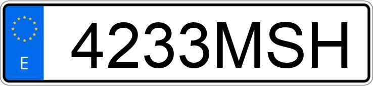 Numer rejestracyjny 4233MSH posiada SUNBEAM ALPINE Numer rejestracyjny 4233MSH posiada SUNBEAM ALPINE