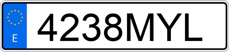 Numer rejestracyjny 4238MYL posiada RENAULT CLIO Numer rejestracyjny 4238MYL posiada RENAULT CLIO