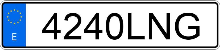 Numer rejestracyjny 4240LNG posiada MERCEDES GLE (167)