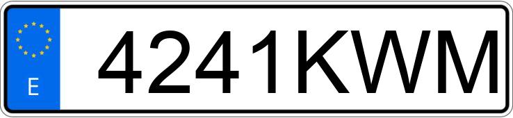 Numer rejestracyjny 4241KWM posiada BMW SERIE 1 Numer rejestracyjny 4241KWM posiada BMW SERIE 1