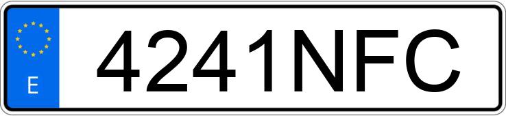 Numer rejestracyjny 4241NFC posiada PEUGEOT 208
