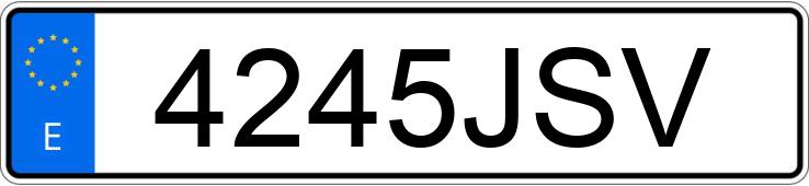 Numer rejestracyjny 4245JSV posiada RENAULT KADJAR