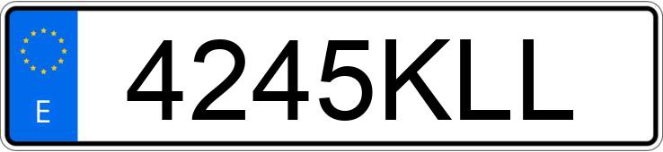 Numer rejestracyjny 4245KLL posiada PEUGEOT 5008