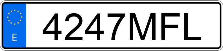 Numer rejestracyjny 4247MFL posiada SEAT ARONA