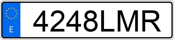 Numer rejestracyjny 4248LMR posiada BMW SERIE 4