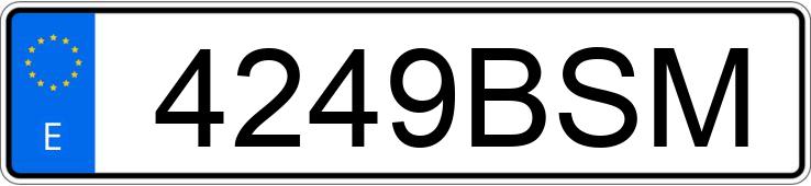 Numer rejestracyjny 4249BSM posiada TOYOTA RAV4 Numer rejestracyjny 4249BSM posiada TOYOTA RAV4