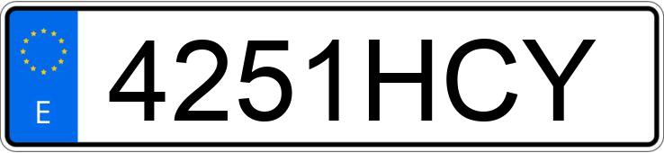 Numer rejestracyjny 4251HCY posiada SEAT LEON Numer rejestracyjny 4251HCY posiada SEAT LEON