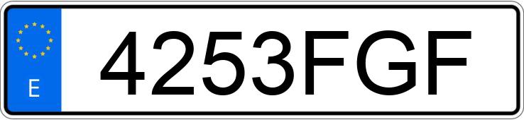 Numer rejestracyjny 4253FGF posiada MINI MINI