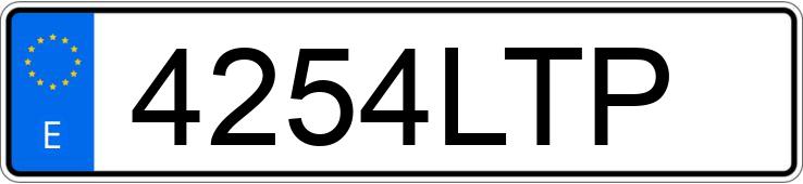 Numer rejestracyjny 4254LTP posiada MERCEDES CLA (118)