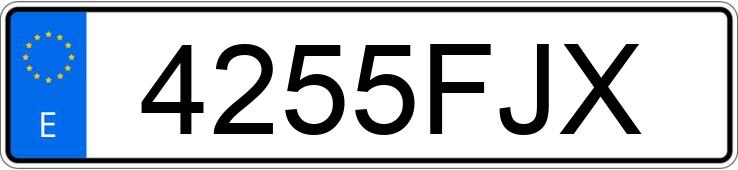 Numer rejestracyjny 4255FJX posiada IVECO EUROTRAKKER CURSOR