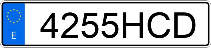 Registreringsnummer4255HCD har MERCEDES E (212-207)