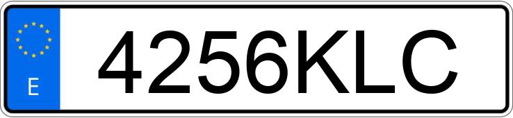 Numer rejestracyjny 4256KLC posiada MACBOR ZS