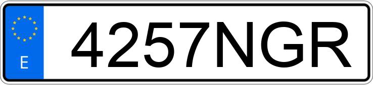 Numer rejestracyjny 4257NGR posiada TOYOTA YARIS Numer rejestracyjny 4257NGR posiada TOYOTA YARIS