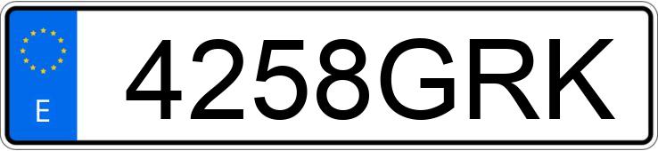 Numer rejestracyjny 4258GRK posiada AUDI A4 Numer rejestracyjny 4258GRK posiada AUDI A4