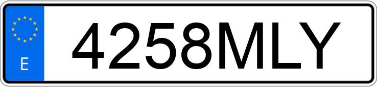 Numer rejestracyjny 4258MLY posiada CITROEN C4