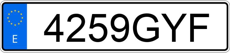 Numer rejestracyjny 4259GYF posiada KIA CARNIVAL Numer rejestracyjny 4259GYF posiada KIA CARNIVAL