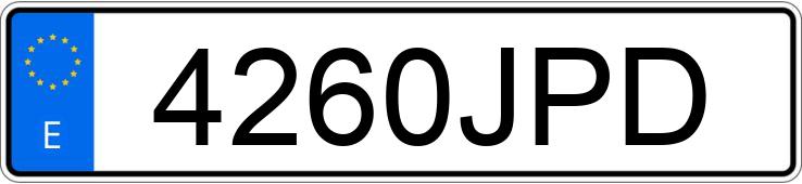 Numer rejestracyjny 4260JPD posiada VOLKSWAGEN POLO EDITION 1.0 60 BMT