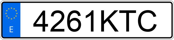 Numer rejestracyjny 4261KTC posiada PEUGEOT 2008 Numer rejestracyjny 4261KTC posiada PEUGEOT 2008